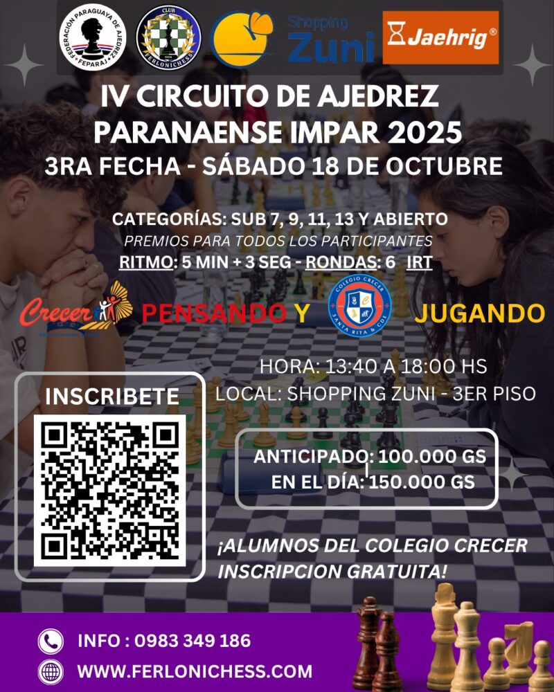 IV Circuito Escolar Paranaense impar 2025