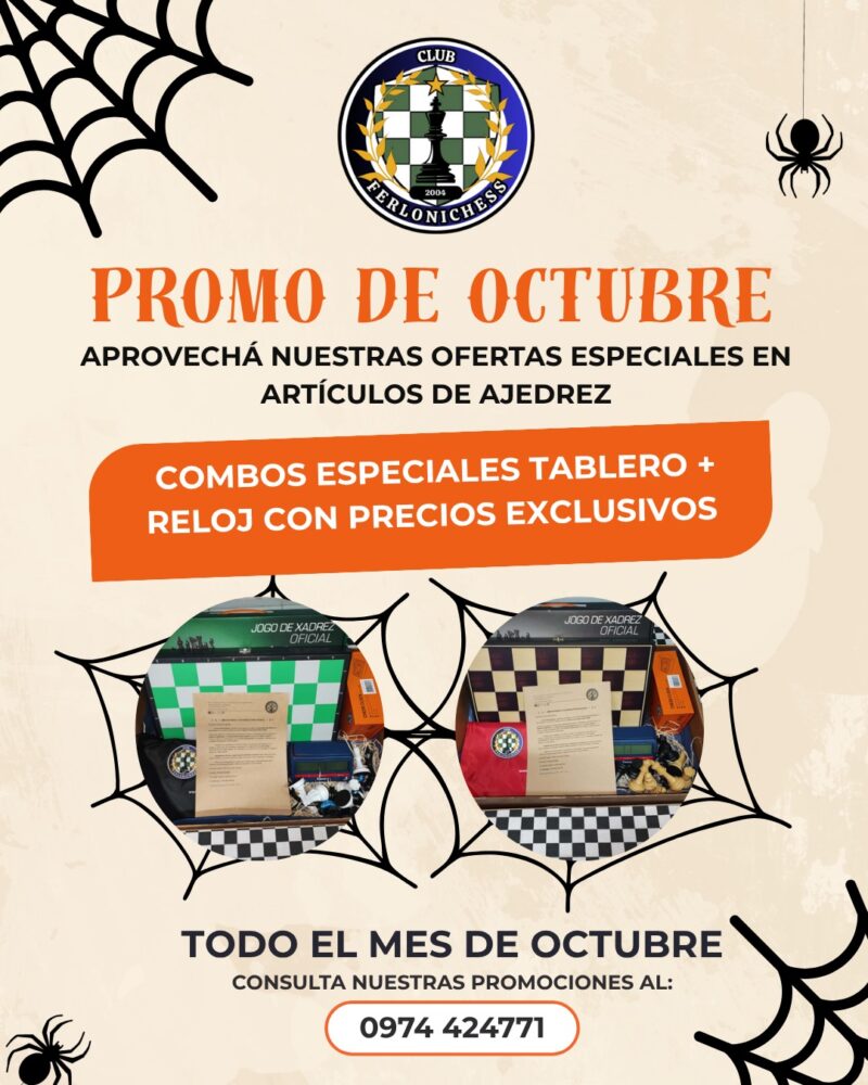 Tu Combo de Ajedrez con Descuento Especial de Halloween.