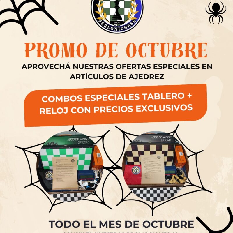 Tu Combo de Ajedrez con Descuento Especial de Halloween.